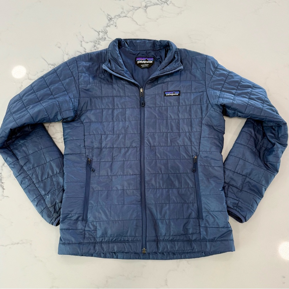 Patagonia Men’s Nano Puff Jacket – Dolomite Blue – Size Small (84212)